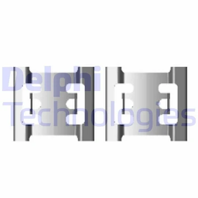 Bild av DELPHI LX0428 Kit d&#039;accessoires, plaquette de frein à disque RENAULT: MASTER 2 Kasten, Bus, Pritsche/Fahrgestell, OPEL: Movano A Van
