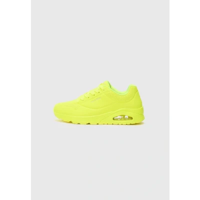 Bild av Skechers Uno Stand on Air Trainers för män, Lime Durabuck trim, 42.5 EU