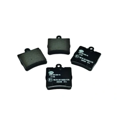 Bild av HELLA 8DB 355 008 961 Jeu de plaquettes frein non préparé pour indicateur d&#039;usure MERCEDES BENZ: Classe C Berline, CLK Coupe, Coupe