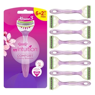 Bild av Wilkinson Sword myIntuition Comfort Xtreme 3 engångskvinnor paket med 6+2