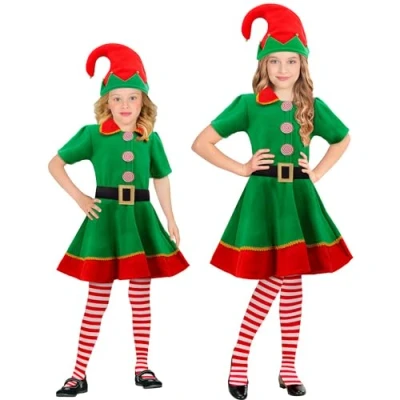 Bild av WIDMANN 88995 COSTUME ELFO AIUTANTE DI BABBO NATALE 4/5#889A