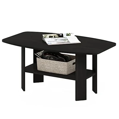 Bild av Furinno soffbord med enkel design, sidobord, espresso