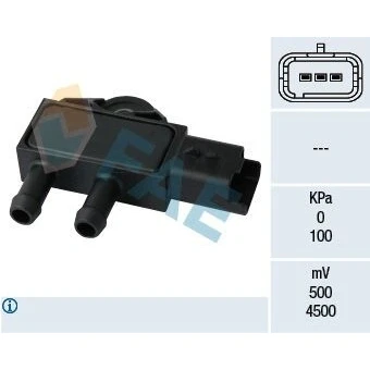 Bild av FAE 16111 Capteur, pression des gaz échappement PEUGEOT: 207 CC, 5008 I, 208 I 3/5 portes, CITROËN: C4 Picasso 1, Grand Picasso, Berlingo II Van