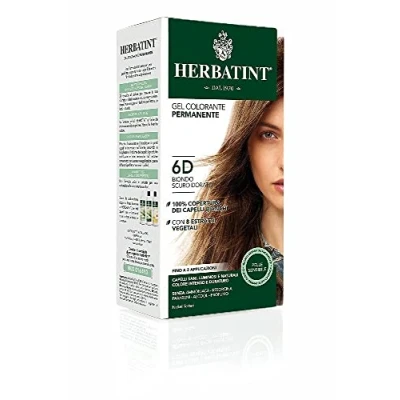 Bild av Herbatint 6D mörk gyllene blond permanent örthårfärg gel 135 ml