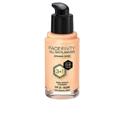 Bild av Max Factor Facefinity All Day Flawless 3 In 1 Foundation 33 Crystal Beige, kristall beige