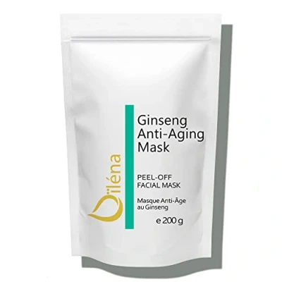 Bild av ansiktsmask fuktgivande alginatpulver, pormaskborttagare pormaskar Vegan ansiktsmask, ingen sköljning, skrubba 200 g (anti aging Ginseng ansiktsmask)