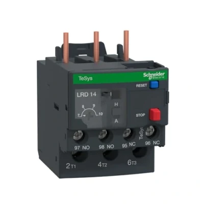 Bild av Schneider Electric Termiskt Överströmsrelä, TeSys Lrd, 7 10A Klass 10, Lrd14, Mörkgrå