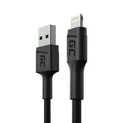 Bild av GC PowerStream 30 cm belysningskabel nylon laddningskabel snabbladdningskabel för Apple iPhone 13 12 11 SE Pro/Max X XR XS Max 8 7 Plus 6 6S 5 5C 5S iPad Air/Pro/Mini