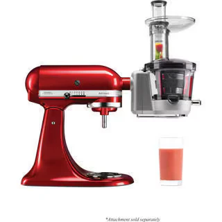 Bild av KitchenAid Långsam Saftpress För Köksmaskiner 5ksm1ja Silver