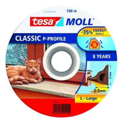 Bild av TÄTNINGSLIST P LIST EPDM 55703 TESA BRUN 100MX9MMX4MM Beijerbygg Byggmaterial