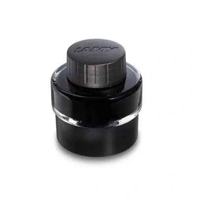 Bild av LAMY T 51 bläck 828 bläckhorn med kvarvarande behållare i färgen svart 30 ml