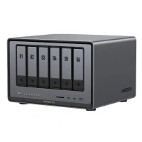 Bild av UGREEN NASync DXP6800 Pro 6 bays NAS 0/6 SATA + 0/2 M.2 SSD, 2x 10GbE, 8 GB RAM