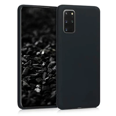 Bild av kwmobile Fodral kompatibelt med Samsung Galaxy S20 Plus mjukt silikonfodral matt svart