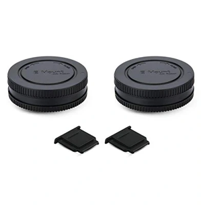 Bild av PROfezzion E Mount Body Cap och bakre linsskydd kit för Sony ZV E1 E10 A7RV A6000 A6100 A6300 A6400 A6500 A6600 A5100 A5000 A1 A7C A7 III II A7R IV
