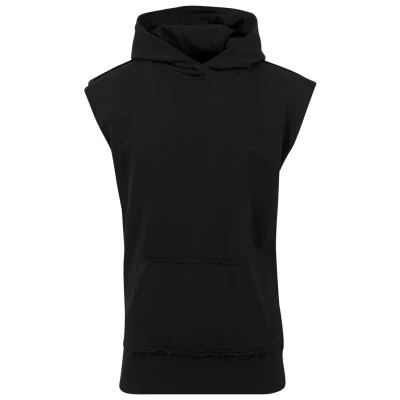 Bild av Urban Classics OPEN EDGE Sleeveless Hoody Tshirt med print, Storlek: XL, Black