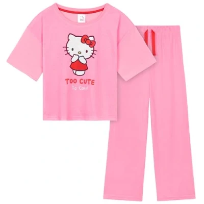 Bild av Hello Kitty pyjamas för flickor, varm och mjuk barn, present till flickor (rosa, 1314 år), rosa, 13 14 �r