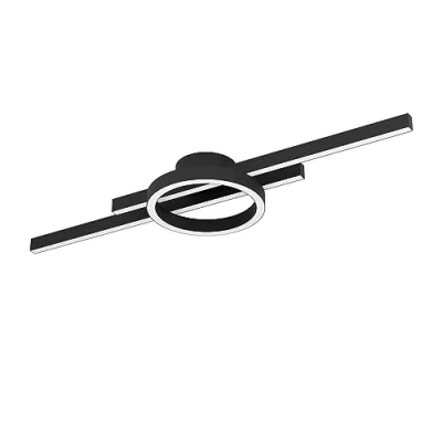 Bild av EGLO AMANDOLO ceiling lamp with remote control 2700 6500K black