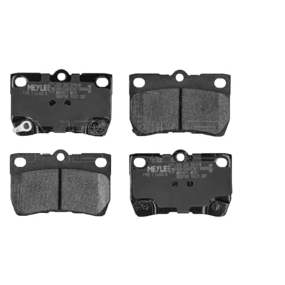 Bild av MEYLE 025 243 2315/W Jeu de plaquettes frein ORIGINAL Quality Essieu arrière avec indicateur d&#039;usure tôle anti bruit LEXUS: IS 2, GS III