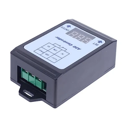 Bild av Spänningsövervakningsmodul med fördröjning, A30 U1 DC 099,9 V spänningsmonitormodul, programmerbar fördröjningsreläströmbrytare, batteriskydd