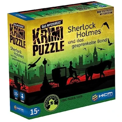 Bild av HCM Kinzel 55173 Sherlock Holmes Det mystiska brottspusslet inklusive brottshistoria, pussel med 1 000 bitar