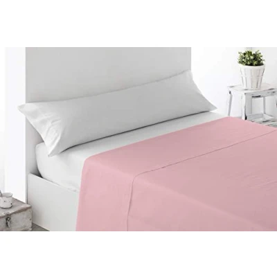 Bild av Miracle Home. Mjukt och bekvämt lakan, 100% borstad mikrofiber, skrynkelfri anti skalning 230 x 270 säng 150 rosa