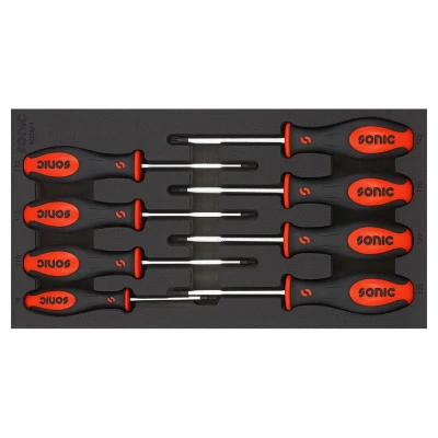 Bild av SONIC 600824 Module servante 8 T9, T10, T15, T20, T25, T27, T30, T40 Acier chrome vanadium Torx