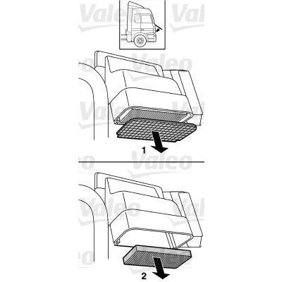 Bild av VALEO CLIMFILTER COMFORT 716033 Filtre d&#039;habitacle à particules 440 100 39