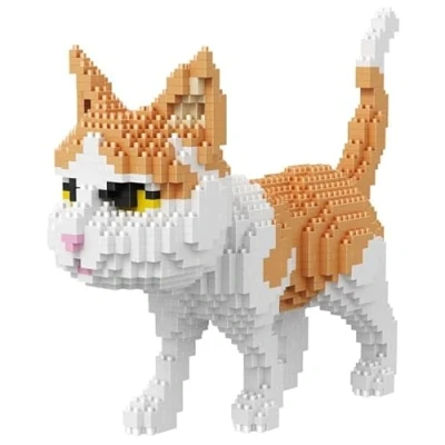 Bild av Stående katt. Monteringssats för nanoblock. 1390 stycken