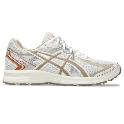 Bild av Asics Sportstyle JOG 100S Unisex Sneakers, Storlek: 46.5, White/greige Skinnimitation/textil