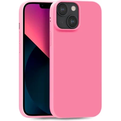 Bild av MyGadget fodral kompatibelt med iPhone 13 robust mobilfodral TPU smalt silikonfodral bakstycke reptåligt skyddsfodral matt rosa