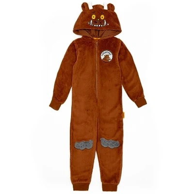 Bild av Gruffalo Barn Unisex Brun Onesie Ge dig ut på magiska äventyr med ikonisk karaktärskostym nattkläder Perfekt för lek, utforskning och drömmar Mysig, bekväm full av kul