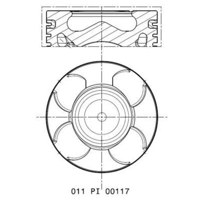 Bild av Kolv MAHLE 011 PI 00117 000