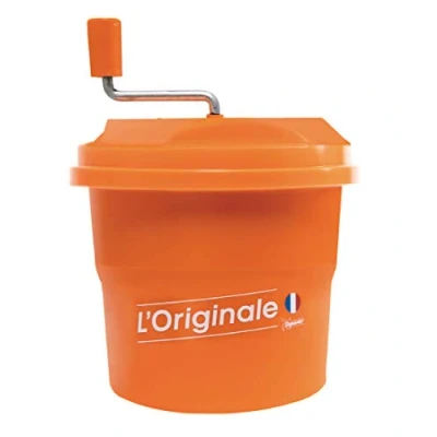 Bild av Dynamic DB908 manuell salladsspinner, orange, 5 l kapacitet, 345 mm höjd