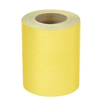 Bild av Mirka Gult sandpapper sliprulle / 93 mm x 5 m 1 rulle/P40/slipning av lövträ, barrträ, färg, spatel, plast