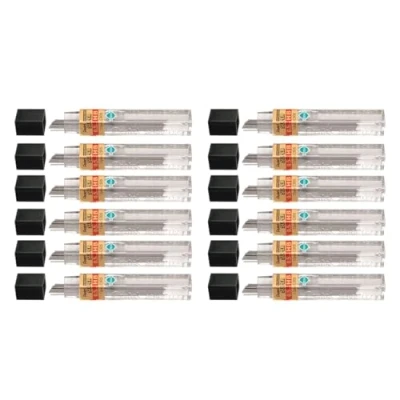 Bild av Pentel refill bly extra stark högpolymer i rör med 12 x HB 0,5 mm ref C505 [12 rör], svart