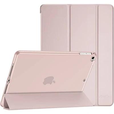 Bild av ProCase Fodral Skydd till iPad 9,7 tum 2018 6:e Gen / 2017 5:e Gen, Air 1/2, Mjuk TPU Baksida Skyddsfodral Smart Folio CaseRosa