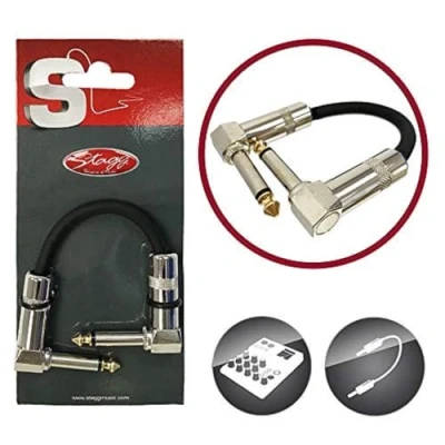 Bild av Stagg SPC010L DL 10 cms/4 &quot;dubbel vinklad lappkabel