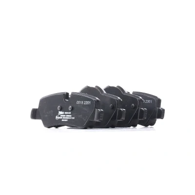 Bild av VALEO 302446 Jeu de plaquettes frein Essieu arrière contact signal d&#039;usure exclu avec tôle anti bruit MINI: 3/5 portes, Cabriolet