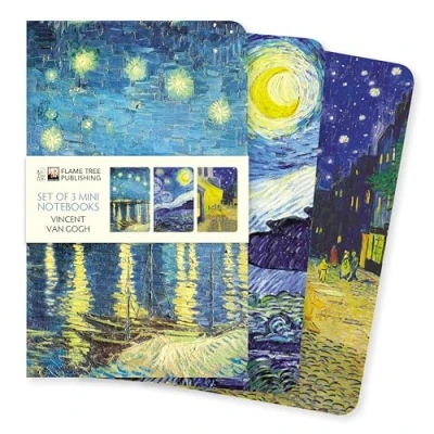 Bild av Vincent van Gogh Mini Notebook Collection: Unser beliebten Notizbücher im 3er Pack mit flexiblen, künstlerisch gestalteten Einbänden jeweils unterschiedlichen Motiven des Künstlers