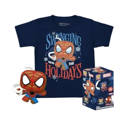 Bild av Funko! POP Mini &amp; Tee Marvel Spidey (GB) M (KD)