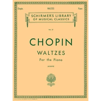 Bild av Frederic chopin: waltzes for the Piano piano: Schirmer Library of Classics Volume 27 Solo