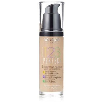 Bild av Bourjois 123 Perfection Foundation 52 vanilj, 30 ml