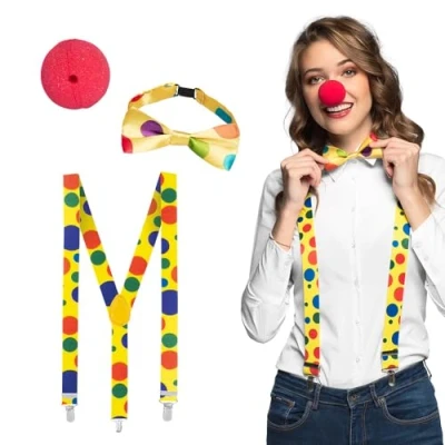 Bild av Boland 55520 Clown tillbehörsset, passar inte, flerfärgad, en storlek