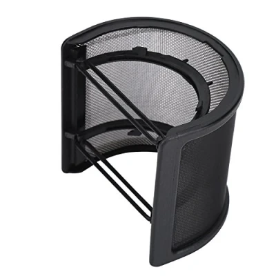 Bild av Microphone Pop Filter, Filter U Shape Windshield Mask Metal Mesh for Studio