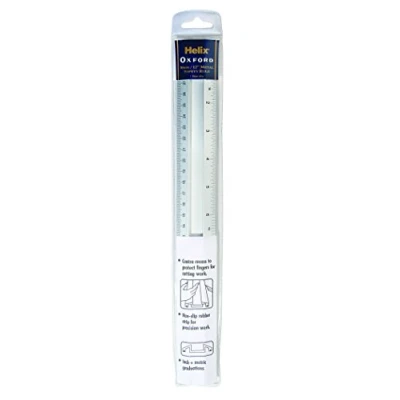 Bild av Best Price Square T33 30 cm Metal Safety Ruler T33010 av Helix