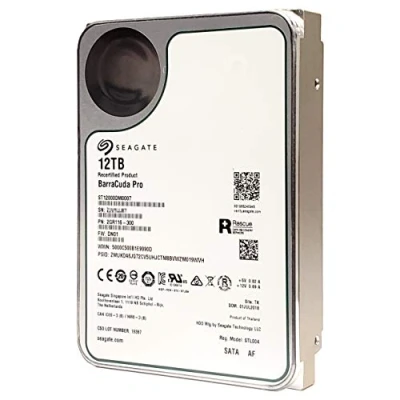 Bild av Seagate 12TB ST12000DM0007 BarraCuda Pro 3,5 tum 7200 RPM intern hårddisk (Renoverad)