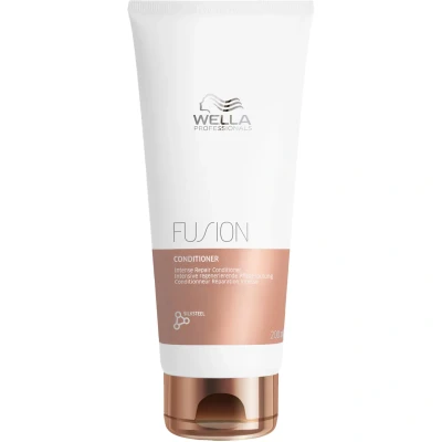 Bild av Wella Professionals Fusion Intense Repair Conditioner djupreparerande hårbalsam med aminosyror intensiv hårvård för skadat hår utjämnande djup balsam mot hårbrott 200 ml
