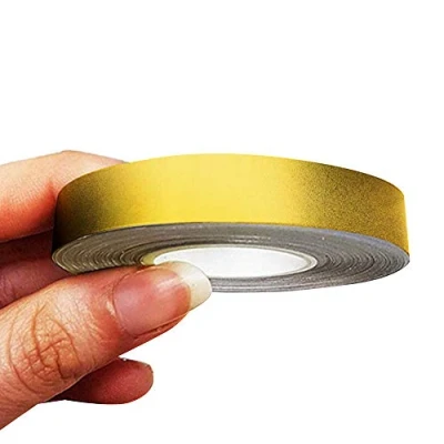 Bild av 4R Quattroerre.it 10492 trim ränder självhäftande remsor för bilar, guld, 10 mm x m