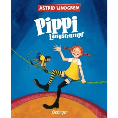Bild av Pippi Langstrumpf (farbig): Astrid Lindgren Kinderbuch Klassiker mit farbigen Bildern von Katrin Engelking. Oetinger zum Vorlesen oder Selbstlesen. Für Kinder ab 6 Jahren: 1