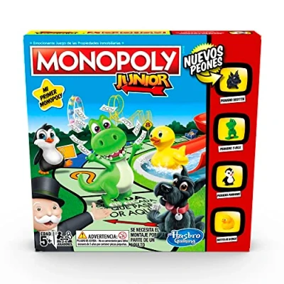 Bild av Monopol Junior Hasbro A6984793 (spansk version) [exklusivt hos Amazon]
